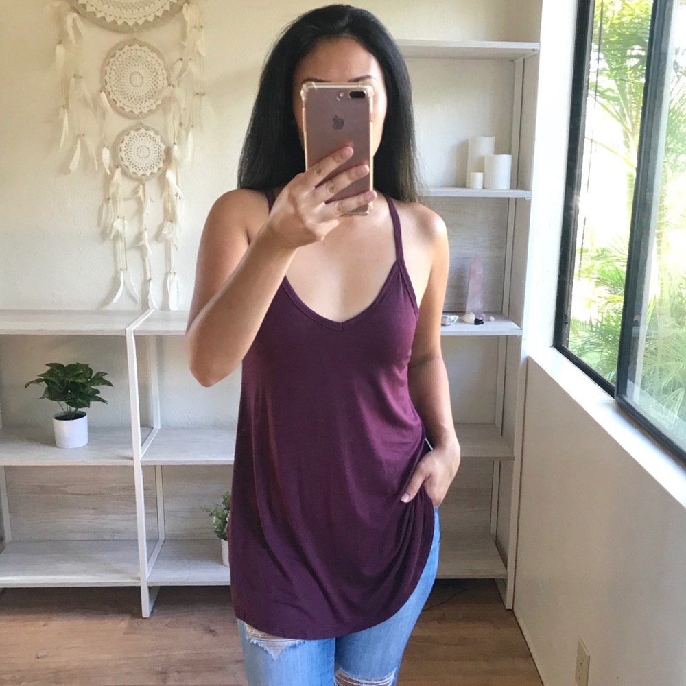 🏷SALE CAMI in Burgundy